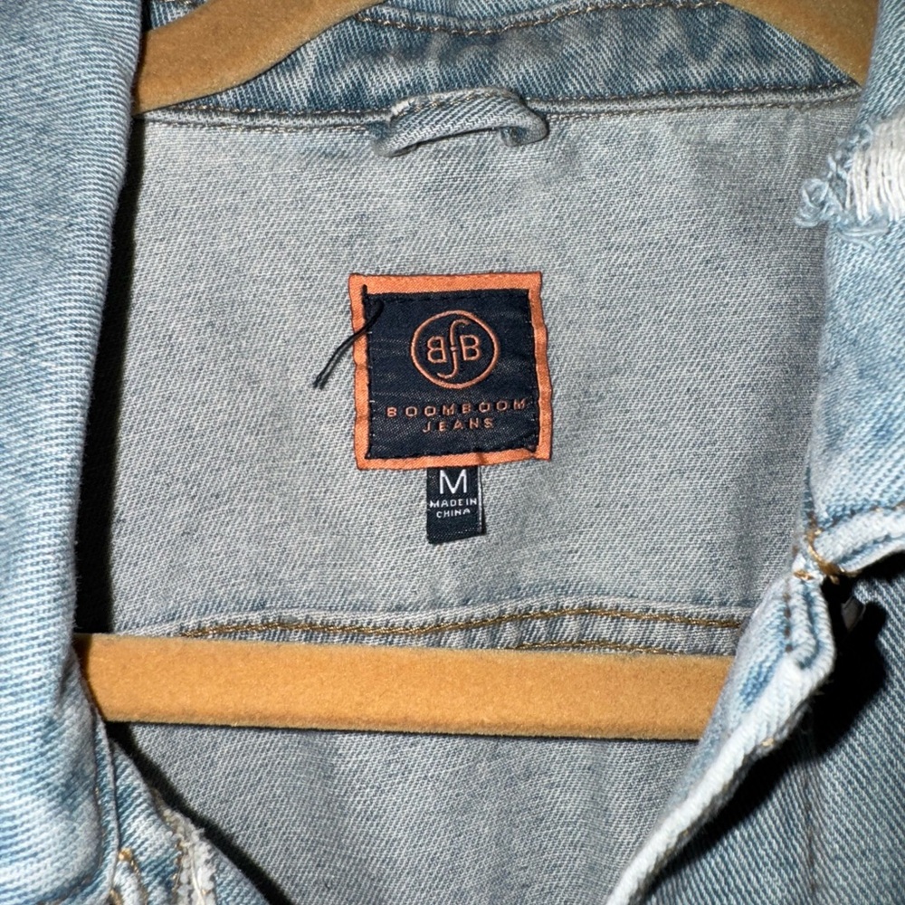 Distressed Denim Jacket - Picture 5 of 6